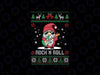 PNG ONLY Guitarist Santa Gnome Guitar Rock And Roll Xmas Ugly Christmas Png, Gnome Santa Christmas Png, Christmas Png, Digital Download