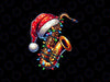 PNG ONLY Musician Saxophone Player Xmas Png, Christmas Saxophone Santa Hat Png, Christmas Png, Digital Download