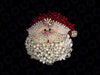 PNG ONLY Christmas San-ta C-laus Jewel Art Png, Santa Face Pearl Png, Christmas Png, Digital Download