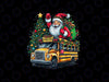 PNG ONLY Christmas Tree School Bus Driver Png, Christmas Bus Driver Santa Png, Christmas Png, Digital Download