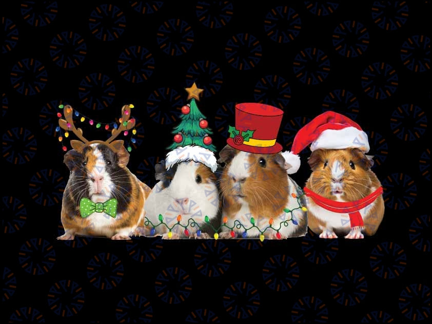 Merry Pigmas Christmas Guinea Pig Png, Funny Guinea Pig Png, Christmas Farm Animal Png, Christmas Png, Digital Download