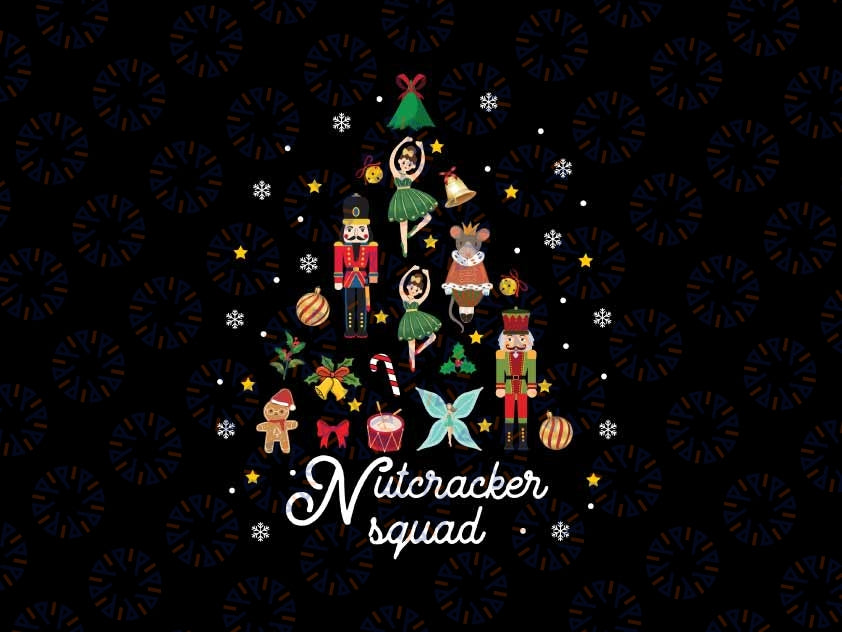 Christmas Nutcr-acker Squad Ballet Dance Png, Nutcracker Crew Squad Png, Christmas Png, Digital Download