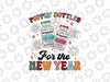 Poppin Bottles For The New Year Png, Propofol ICU Nurse New Year Png, Christmas Png, Digital Download