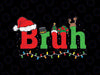 Funny Bruh Merry Christmas Svg, Xmas Season Vibe Svg, Funny Xmas Santa Hat Svg, Christmas Png, Digital Download