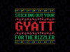 Sticking Out Your Gyatt For The Rizzler Christmas Svg, Gyatt Christmas Ugly Svg, Christmas Png, Digital Download