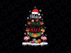 Mele Kalikimaka Hawaiian Floral Santa Png, Flamingos Xmas Tree Light Png, Christmas Png, Digital Download