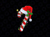 PNG ONLY Candy Cane Crew Santa Christmas 2023 Png, Candy Cane Santa Hat Png, Christmas Png, Digital Download