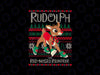 PNG ONLY Cute Rudolph The Red Nosed Reindeer Png, Christmas Special Xmas Rudolph Ugly Png, Christmas Png, Digital Download