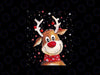 PNG ONLY Rudolph Red Nose Sa-nta Cla-us's Reindeer Png, Christmas Reindeer Santa Png, Christmas Png, Digital Download