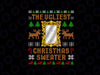 PNG ONLY The Ugliest Ugly Christmas Sweater With Mirror Png,  Funny Xmas Ugly Png, Christmas Png, Digital Download