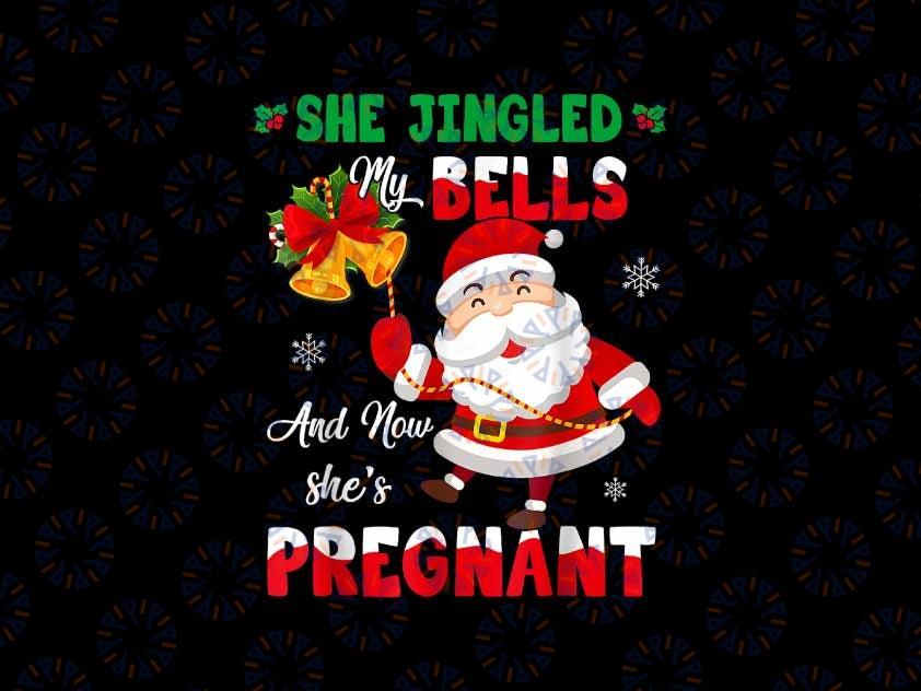 PNG ONLY Funny Christmas Pregnancy Announcement New Dad Mom Png, Funny Pregnancy Baby Santa Png, Christmas Png, Digital Download