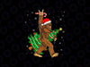 PNG ONLY Big-foot Christmas Tree Lights Xmas Png, Sasquatch Lovers Santa Png, Christmas Png, Digital Download