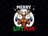 PNG ONLY Merry Liftmas Christmas Reindeer Weightlifting Gym Workout Png, Christmas Fitness Reindeer Png, Christmas Png, Digital Download