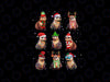 PNG ONLY Otters Christmas Lights Png, Funny Sea Otter Xmas Santa Png, Christmas Png, Digital Download