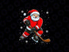 PNG ONLY Santa Playing Hockey Xmas Png, Ice Hockey Christmas Png, Christmas Png, Digital Download