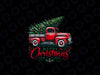 PNG ONLY Vintage Wagon Red Truck Christmas Tree Png, Merry Christmas Truck Png, Christmas Png, Digital Download