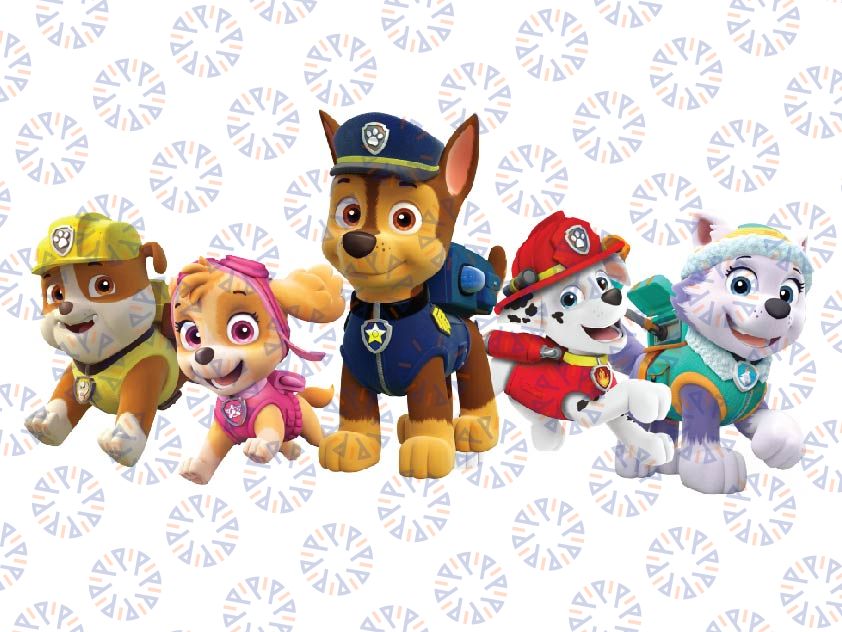 Paw Dogs Png, Paw Patrol Png,  Pup Patrol Png, Dog Party Png, Clipart Instant Digital Download Printable