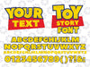 Toy Story Font Svg, Toy Story Alphabet Svg, Toy Story Letters Numbers Punctuation Svg Png, Digital Download