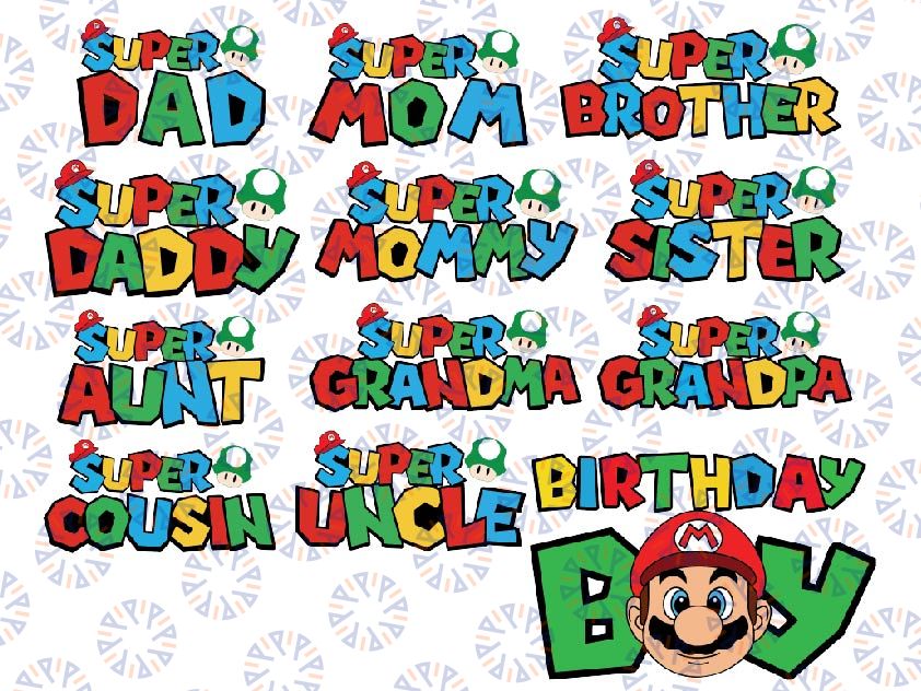 Video Game Family Birthday Boy Bundle Svg,Video Game Birthday Boy Png,Family Birthday Boy Svg,Birthday Party Boy Png,PNG Instant Download