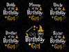 Wizard Birthday Squad Svg, Magic Birthday Svg, Personalized Birthday Family, Custom Age Birthday Svg, Digital Download