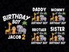 Personalized Birthday Png, Safari Jungle Birthday Png, Matching Family Birthday Png, Family Safari Png, Zoo Birthday, Digital Download