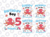 Personalized Name Age Octopus Birthday Family, Undersea Birthday Boy Png, Matching Family Birthday Png, Digital Download