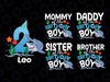 Personalized Family Shark Matching Birthday Boy Png, Shark Birthday Png, Birthday Family Shark Png, Digital Download