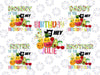 Personalized Fruit Birthday Png, Hey Bear Sensory Birthday Png, Dancing Fruit Hey Bear Family Shirt Design, Digital Download