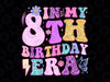 Personalized Age In My 8th Birthday Era Png, Eight Bday 8 Year Old Birthday Girl Leopard Png, Digital Download