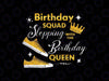 Personalized Age Matching Birthday Png, Birthday Squad Slepping Birthday Queen Png Sport Shoes Png, Birthday Team Png, Digital Download