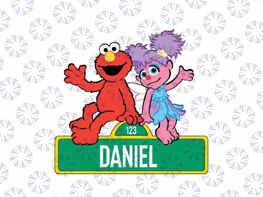 Personalized Baby Birthday Zuzu Sesame Street Png, Abby Cadabby Street Clipart Birthday Png, Digital Download