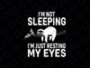 I Am Not Sleeping I Am Just Resting My Eyes Christmas Dad Svg, I am not asleep, Snoring Christmas svg Sloth svg