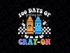 100 Days Of Getting Our Cray-On Svg, Retro Teacher Svg, Cray-On Day Of School Svg, Teachers Day, Digital Download