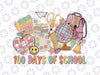 Happy 100 Days Of School Groovy Smile Svg, Disco Ball Retro Svg, 100th Day Of School Png Digital Download