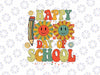 Retro Groovy Happy 100th Day Of School Svg, 100 Days Smarter Kids Sunflower Svg, Digital Download