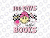 100 Days in the Books Svg, 100 Days of School Svg Png,100 Days Celebration Smiley Face Svg, Digital Download