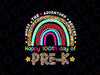 Happy 100Th Day Of School Pre K Teacher Student Png, 100 Days Rainbow Where The Adventure Begins Png, Digital Download