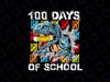 PNG ONLY 100th Day of School Dino Kids Png, Happy 100 Days Dinosaur Png, 100th Day Of School Png, Digital Download