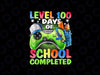 PNG ONLY Level 100 Days Of School Completed Png, Video Games Boys Gamer Png, Digital Download