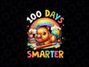 PNG ONLY 100 Days Smarter Capybara Png, Teacher 100th Day of School Png, Digital Download