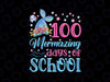 PNG ONLY 100 Days School Mermaid Girl Png, 100 Mermazing Days of School Png, 100th Day Of School Png, Digital Download