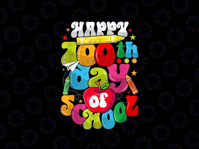 PNG ONLY 100th Day of School Teachers Student Png, Happy 100 Days School Png, Digital Download