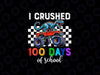 PNG ONLY 100 Days of School Monster Truck Png, 100th days Dinosaur Boys Png, 100th Day Of School Png, Digital Download