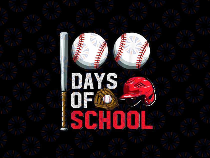 PNG ONLY 100 Days Of School Baseball Png, Teacher Love Baseball Png, Digital Download