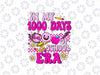 PNG ONLY Retro Groovy In my 1000 days of school era Png, 1000 Days Smarter Png, 100th Day of School Pink Png, Digital Download