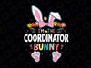 I'm The Coordinator Bunny Svg, Easter Day Rabbit Svg, Cutest Bunnies Sublimation, Printable Svg