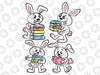 PNG ONLY Bunny Reading Books Easter Rabbit Bookworm Spring Png, Little Bunny Student Png, Easter Day Png, Digital Download