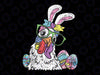 PNG ONLY Chicken Egg Hunting Easter Png, Bunny Ears Farm Animal Spring Png, Easter Day Png, Digital Download