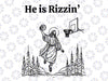 PNG ONLY He is Risen Funny Easter Png, Jesus Playing Basketball Png, Easter Day Png, Digital Download