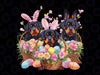 PNG ONLY Three Rottweiler Easter Rottweiler Easter Egg Png, Dog Easter Bunny Png, Easter Day Png, Digital Download